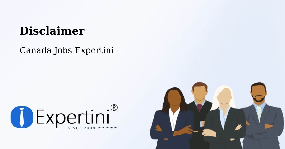 Disclaimer – Québec - Canada Jobs Expertini